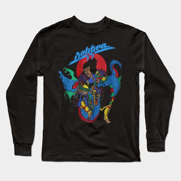 Dokken Band NEW 5 Long Sleeve T-Shirt by Vidi MusiCartoon